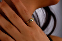 Load image into Gallery viewer, Intertwined Initial Ring | Custom Monogram Pinky Ring | Personalized Handmade Jewelry for Unique Gifts