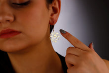 Load image into Gallery viewer, Birth Flower Earrings - Dazzling Floral Designs