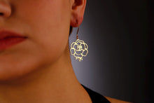 Load image into Gallery viewer, Birth Flower Earrings - Dazzling Floral Designs
