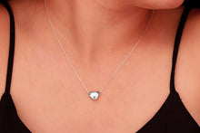 Load image into Gallery viewer, Heartfelt Charms Puffy Heart Pendant Necklace - A Dazzling Expression of Love
