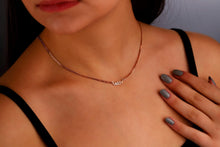 Load image into Gallery viewer, Intertwined Elegance Name Necklace in Silver, Gold, and Rose