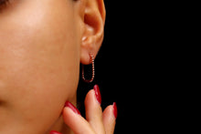 Load image into Gallery viewer, Shine Sterling Silver Huggie Hoop Set with Cubic Zirconia