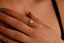 Load image into Gallery viewer, Intertwined Initial Ring | Custom Monogram Pinky Ring | Personalized Handmade Jewelry for Unique Gifts