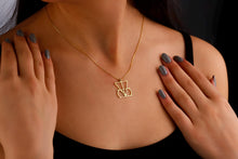 Load image into Gallery viewer, Personalized Gold Logo Necklace | Hand-Drawn Design | Unique Gift for Every Occasion