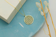 Load image into Gallery viewer, Life Harmony Flower of Life Pendant Necklace - Radiate Positive Energy and Connection