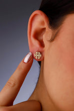 Load image into Gallery viewer, Elegant You Monogrammed Stud Earrings - Personalized Glam for Every Occasion