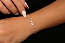 Load image into Gallery viewer, Heartfelt Creations 14K Gold Intertwined Initials Bracelet - Customizable Couple Jewelry with Interlocking Letters