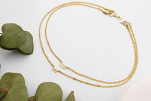 Load image into Gallery viewer, Intertwined Angel Number Necklace - Inspiring Design with Curb Chain