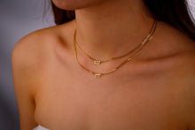 Load image into Gallery viewer, Intertwined Angel Number Necklace - Inspiring Design with Curb Chain