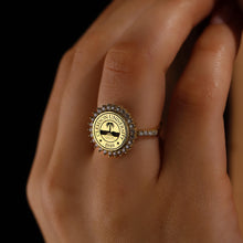 Load image into Gallery viewer, University Rings with Sparkling CZ Diamonds