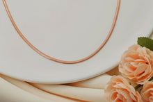 Load image into Gallery viewer, Shimmering Dainty Snake Chain Necklace - Elegant Italian Design in Silver, Gold &amp; Rose Gold