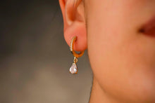 Load image into Gallery viewer, Sparkle &amp; Shine Pave Diamond Huggie Earrings in 925 Sterling Silver