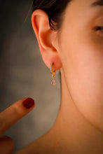 Load image into Gallery viewer, Sparkle &amp; Shine Pave Diamond Huggie Earrings in 925 Sterling Silver