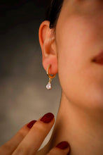 Load image into Gallery viewer, Sparkle &amp; Shine Pave Diamond Huggie Earrings in 925 Sterling Silver