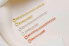 Load image into Gallery viewer, Adjustable Chain Extender for Necklaces &amp; Bracelets - 925 Sterling Silver