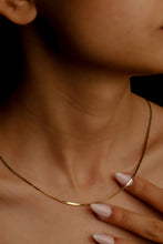 Load image into Gallery viewer, Shimmering Dainty Snake Chain Necklace - Elegant Italian Design in Silver, Gold &amp; Rose Gold