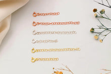 Load image into Gallery viewer, Adjustable Chain Extender for Necklaces &amp; Bracelets - 925 Sterling Silver
