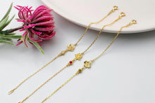 Load image into Gallery viewer, Floral Essence Birth Month Flower &amp; Birthstone Bracelets - Celebrate Your Unique Journey