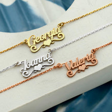 Load image into Gallery viewer, Custom Name Necklace | Personalized Sterling Silver, Gold &amp; Rose Jewelry