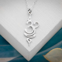 Load image into Gallery viewer, Elysian Jewelry Sterling Silver Yoga Breathe Necklace | Inspiring Minimalist Chakra Design