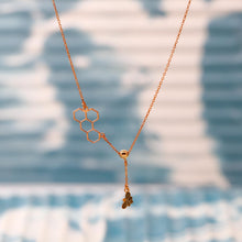 Load image into Gallery viewer, Bee Inspired Moveable Honeycomb Honey Bee Necklace in Sterling Silver
