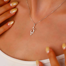 Load image into Gallery viewer, Elysian Jewelry Sterling Silver Yoga Breathe Necklace | Inspiring Minimalist Chakra Design
