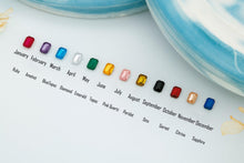 Load image into Gallery viewer, Personalized Baguette Gemstone Ring in Sterling Silver, Gold, and Rose
