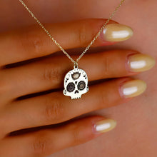 Load image into Gallery viewer, Dia De Los Muertos Celebration Sugar Skull Jewelry in 925 Sterling Silver