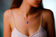 Load image into Gallery viewer, Birthstone Name Necklace | Personalized 925 Sterling Silver | Waterproof Gemstone Jewelry