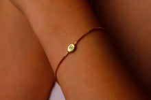 Load image into Gallery viewer, Silver Luster Personalized Tag Bracelet with Initial, Zodiac, or Letter Pendant