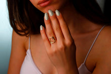 Load image into Gallery viewer, Personalized Unique Design Silver Initial Ring
