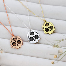 Load image into Gallery viewer, Dia De Los Muertos Celebration Sugar Skull Jewelry in 925 Sterling Silver