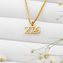 Load image into Gallery viewer, Personalized Sterling Silver Angel Number Necklace in Box Chain