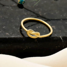 Load image into Gallery viewer, Infinity Knot Promise Ring in Sterling Silver