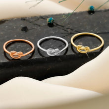 Load image into Gallery viewer, Infinity Knot Promise Ring in Sterling Silver