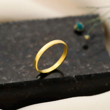 Load image into Gallery viewer, SilverGoldandRose Elegant Essentials Minimalist Wedding Band - Timeless, Stackable Designs