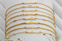Load image into Gallery viewer, 14K Gold Name Necklace - Customizable, Elegant Pendant Jewelry