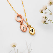 Load image into Gallery viewer, Zodiac Sign Sterling Silver Necklace - Personalized Interlocking Tag Jewelry for Inspired Souls