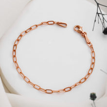 Load image into Gallery viewer, 925 Sterling Silver Link Chain Bracelet