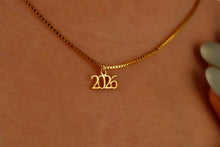 Load image into Gallery viewer, Personalized Sterling Silver Angel Number Necklace in Box Chain