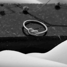 Load image into Gallery viewer, Infinity Knot Promise Ring in Sterling Silver