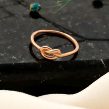 Load image into Gallery viewer, Infinity Knot Promise Ring in Sterling Silver