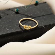 Load image into Gallery viewer, Infinity Knot Promise Ring in Sterling Silver