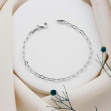 Load image into Gallery viewer, 925 Sterling Silver Link Chain Bracelet