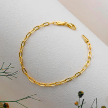 Load image into Gallery viewer, 925 Sterling Silver Link Chain Bracelet