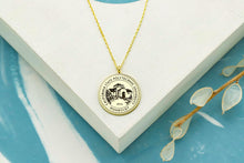 Load image into Gallery viewer, Custom Graduation Logo Necklace - Celebrate Your Achievement with a Personalized Touch