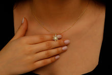 Load image into Gallery viewer, Snowflake Elegance Necklace - Sterling Silver Winter Charm