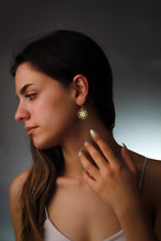 Load image into Gallery viewer, Dangle Sacred Geometry Earrings in 925 Sterling Silver