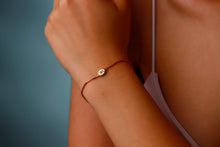 Load image into Gallery viewer, Silver Luster Personalized Tag Bracelet with Initial, Zodiac, or Letter Pendant