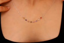Load image into Gallery viewer, Rainbow Gemstone Choker by SilverGoldandRose